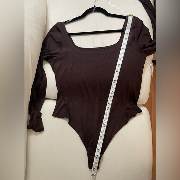 NWT Lululemon Wundermost Ultra Soft Nulu Square Neckline Long Sleeve Bodysuit XL - Picture 9 of 14